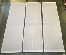 TENDE PER PORTA FINESTRA 3 PANNELLI IN TESSUTO BIANCO LARG. 56 cm ALT. 174 cm