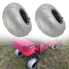 2pz Ruote Palloncini Trolley Spiaggia per Kayak Campeggio Carrelli 205x115mm