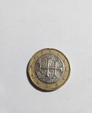 Moneta un euro Slovensko 2009 Slovenia con due croci