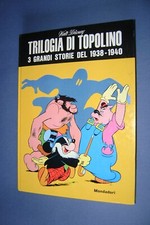 WALT DISNEY - TRILOGIA DI TOPOLINO - MONDADORI 1969 - 3 GRANDI STORIE 1938 -1940