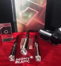 🔴 MONTBLANC penne Kafka stilografica sfera matita ARGENTO 925 Edizione Limitata