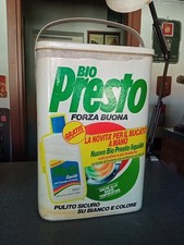 FUSTINO BIO PRESTO DETERSIVO 8 kg VINTAGE anni '80 Lire Pubblicità Epoca