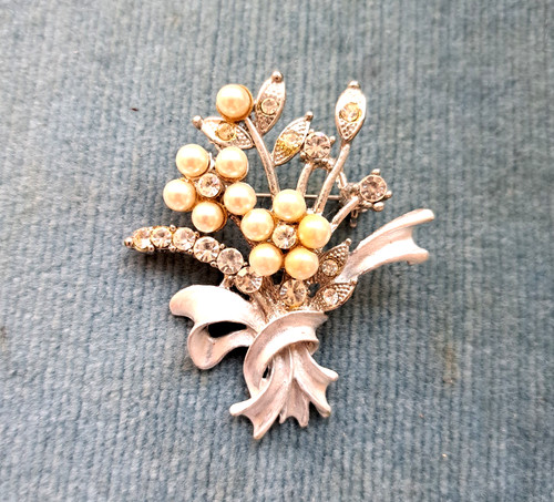 Spilla vintage bigiotteria - spilla,