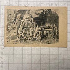 Cartolina Postale Traforo Sempione Macchina Perforatrice Piemonte Viaggiata Mi