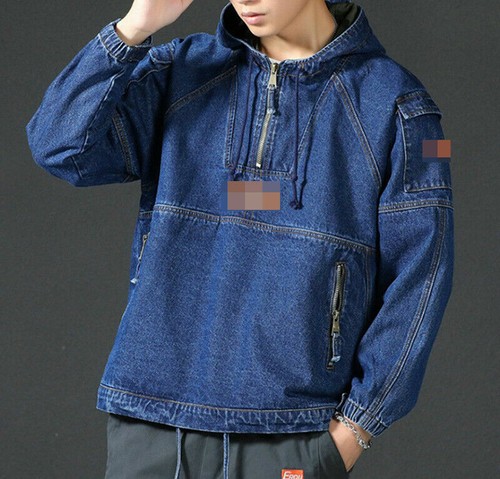 Pullover uomo casual denim con
