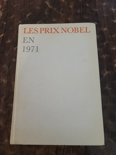 Les prix nobel 1971 - les, en