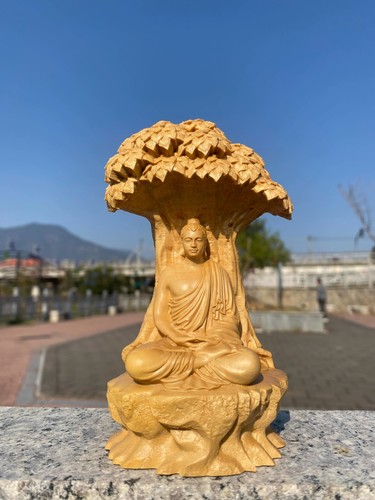 Statua buddha sakyamuni - buddha, 5,9"