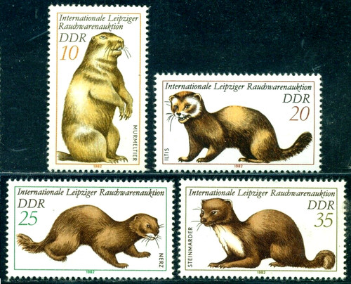 1982 animali pelliccia - animali, da