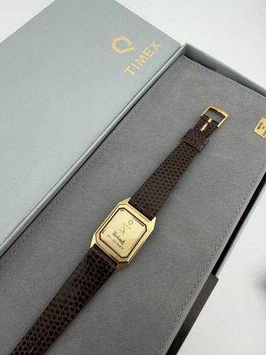 Timex vintage tank watch gold - vintage,