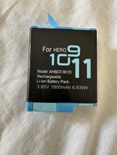 2 Batterie Enegon Ricaricabile Per GoPro Hero 9 10 11 Con Caricatore