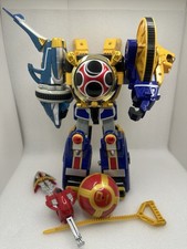 Power Rangers Ninja Storm Megazord Deluxe Hurricanger DX Senpuujin quasi completo