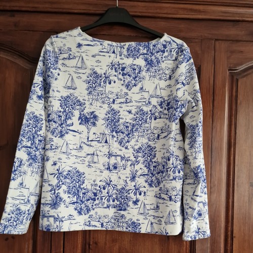 Felpa top joules blu - joules,