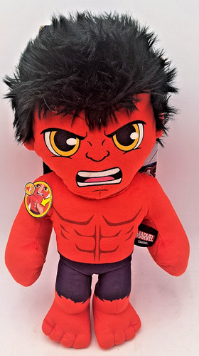 Peluche marvel red hulk - peluche,