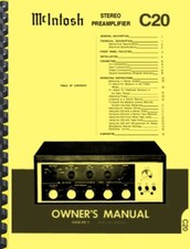 McIntosh C-20 Preamplificatore