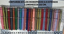 CINTURINO OROLOGIO WATCH STRAPS NYLON ❤️2 COLORI-5 STRISCE ❤️18 | 20 | 22 |24 MM