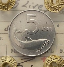 5 LIRE 1956 PERIZIATA 