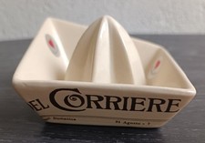 Spremiagrumi Design "La Domenica Del Corriere" Vintage Pubblicitario Ceramica