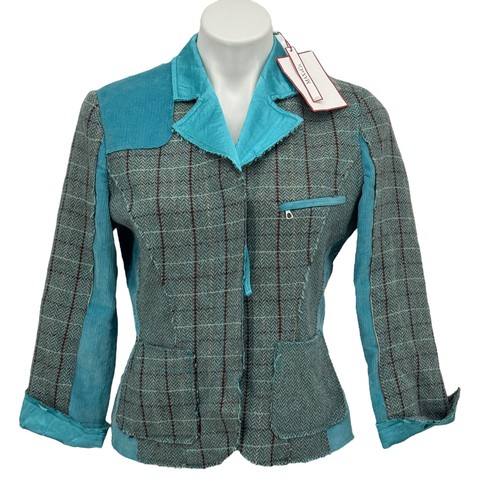 Blazer patchwork max co lana - blazer,