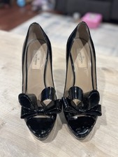 Valentino Garavani tacco a fiocco in ecopelle punta aperta misura 38,5 (US 8)