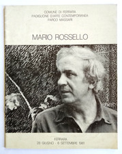 Catalogo Mario Rossello Ferrara 1981 Mostra Pittura Arte Contemporanea Libro(Q1)