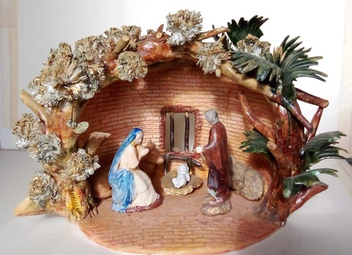 Presepe porcellana lavorato - porcellana,