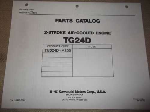 Kawasaki tg24d tg024d as00 - kawasaki, tg024d-as00