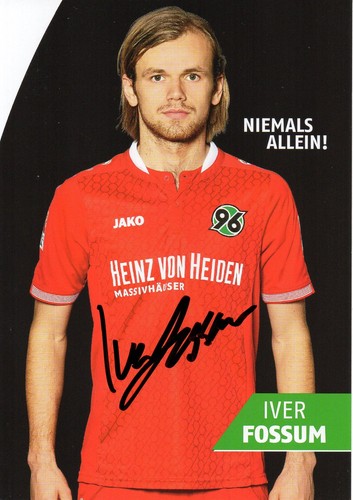 Autografo iver fossum - -,