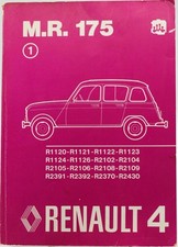 manuale riparazioni renault R 4 auto epoca vintage furgonetta ricambi frog