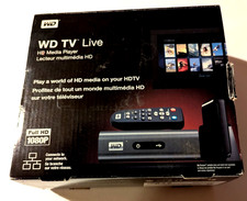 Western Digital TV Live HD lettore multimediale streaming 1080 p scatola aperta nuovo