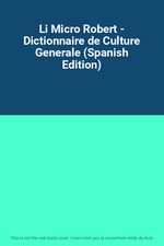 Li Micro Robert - Dictionnaire