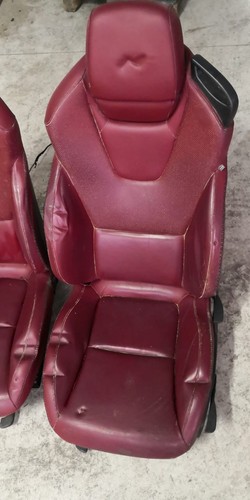 Tappezzeria pelle rossa slk - in,