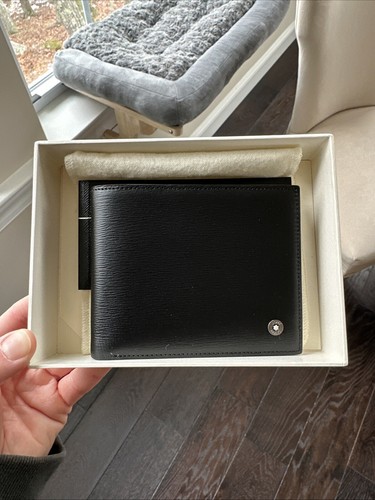 Montblanc 12cc leather wallet - montblanc,