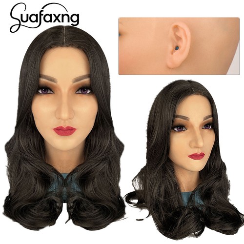 Maschera testa donna silicone