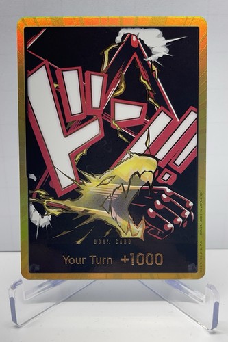 One piece gold don card - piece,
