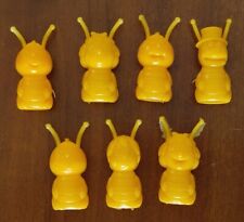 APE MAIA LOTTO DI 7 COPRI PENNA/MATITA - VINTAGE ANNI '70 - PERSONAGGI VARI