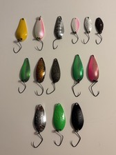 Lotto di N.14 Spoon Trout Area Japan Vari PAL, Lure, Miu, Noa, Pica.