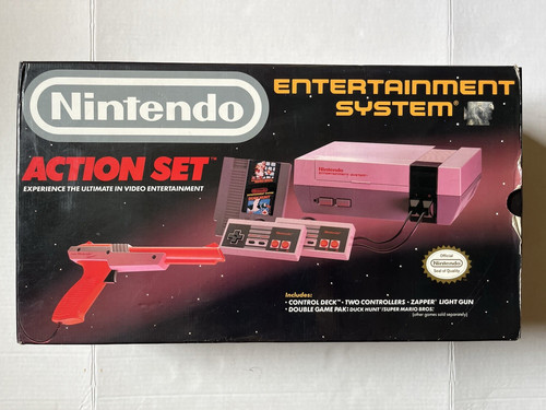 Nintendo nes action set orange - action,