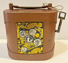 SALVADANAIO VINTAGE IN METALLO - CASSETTA DI SICUREZZA - BANCA D'ITALIA 1970s