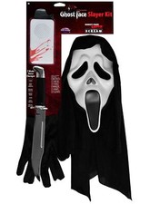 Scream - Ghostface Set - Costume Halloween Uomo - Set dall'iconica maschera,