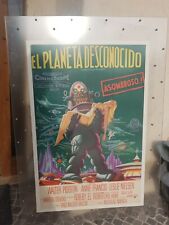 No Robot FORBIDDEN PLANET MOVIE POSTER cm 68 × 105 ORIGINAL SIZE COPY ON PAPER.