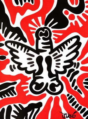 Love quadro keith haring - love,