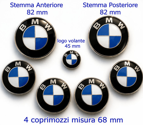 Kit fregio stemmi bmw - fregio,
