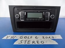 STEREO AUTORADIO RADIO VW VOLKSWAGEN GOLF 6 2010 SENZA CODICE