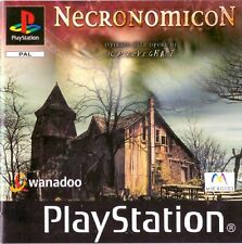 PS1 PSX Necronomicon PAL Gioco Usato con Manuale Playstation 1 