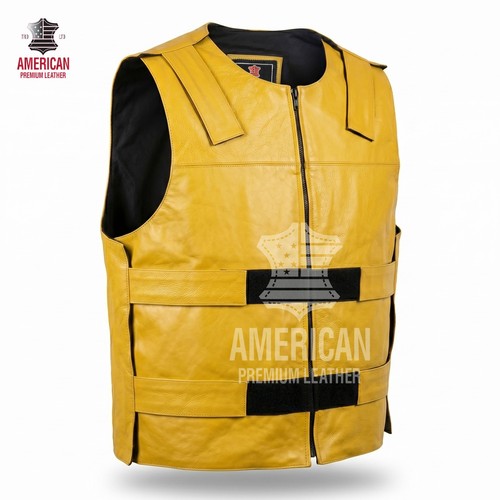Gilet moto pelle stile - da,
