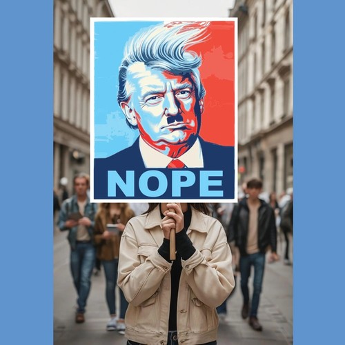 Poster nope trump - poster,