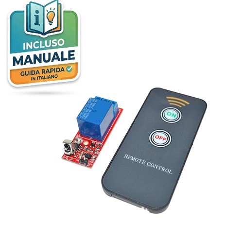 Modulo relè 12v 10a ricevente - 10a,