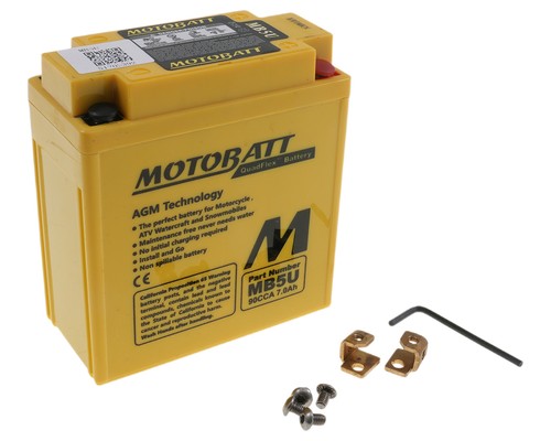 Batteria 7ah motobatt mb5u - batteria,