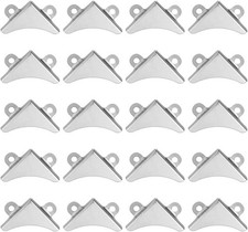 20 Pezzi Staffe Angolari per Specchio Kit per Appendere Specchi Protezione It