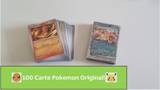 Lotto 100 Carte Pokemon ORIGINALI + Holo/Reverse + 1 Ultra Rara